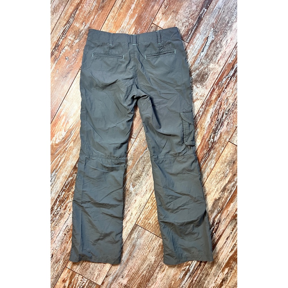 REI Girls M 10/12 Convertible Zip Off Hiking Pants Gray Nylon Outdoor Trail - Picture 3 of 12